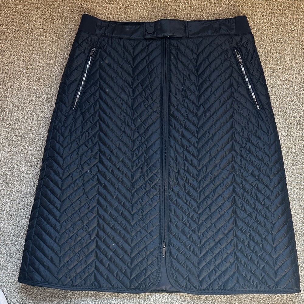 Athlea Black Quilted Skirt